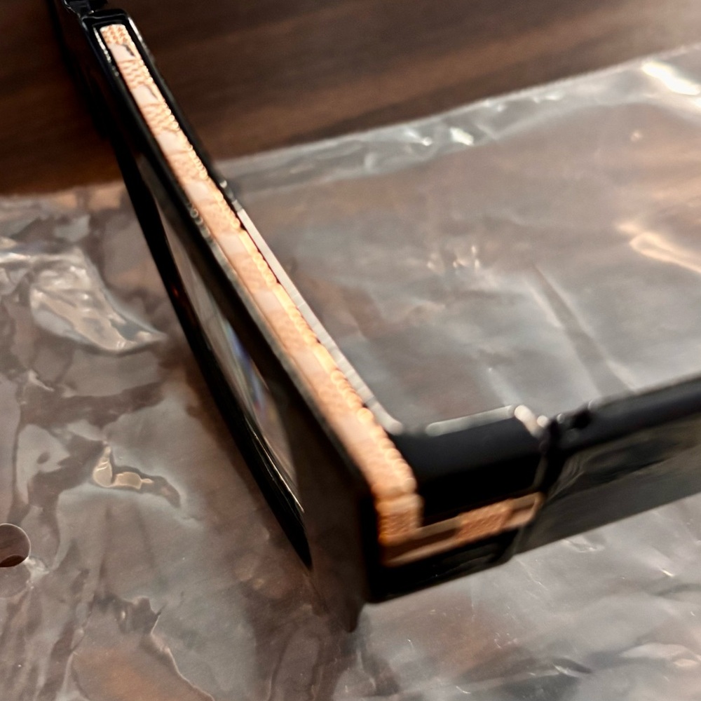 NIP Chic Black Square Eyeglasses from London. - Picture 2 of 7